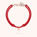 Bracelet Cordon Ciré Personnalisé Homme en or rose laminé — expédition sécurisée Paris