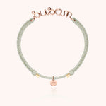 Bracelet Cordon Lurex Personnalisé en or rose laminé — garantie à vie Atelier Paulin