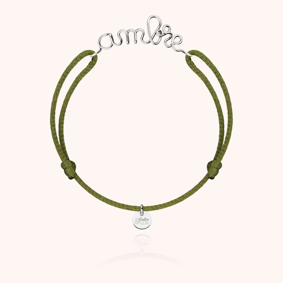 Bracelet Cordon Original Personnalisé personnalisable — idée cadeau bijou personnalisé