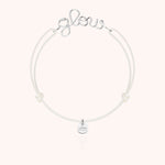 Bracelet Cordon Phosphorescent Personnalisé en argent sterling 925 — bijou artisanal fait main