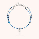 Bracelet Cordon Slim Knot Personnalisé en argent sterling 925 — bijou artisanal fait main