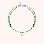 Bracelet Cordon Slim Knot Personnalisé — gros plan sur le fermoir, argent sterling 925