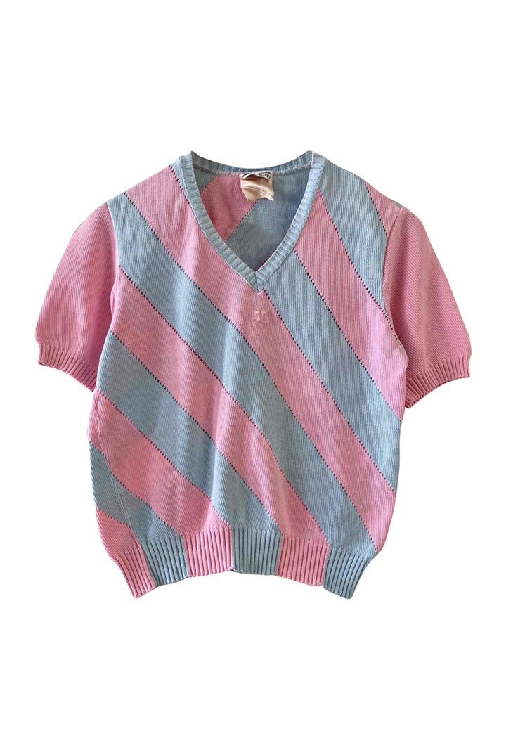 Top Courrèges en maille