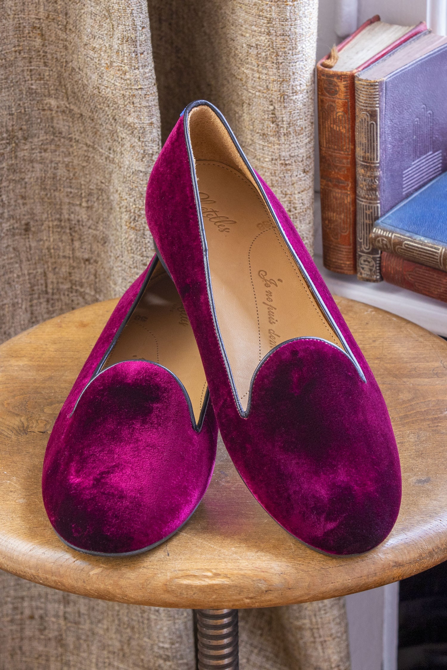 Slippers Virgile Burgundy