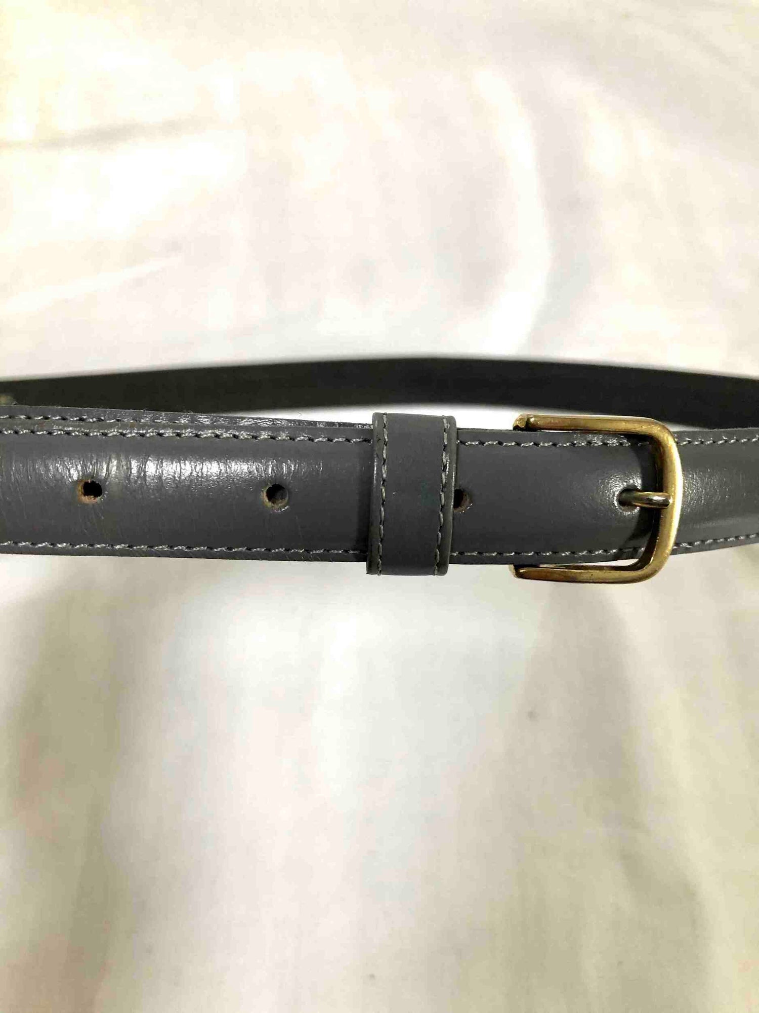 Ceinture fine en cuir