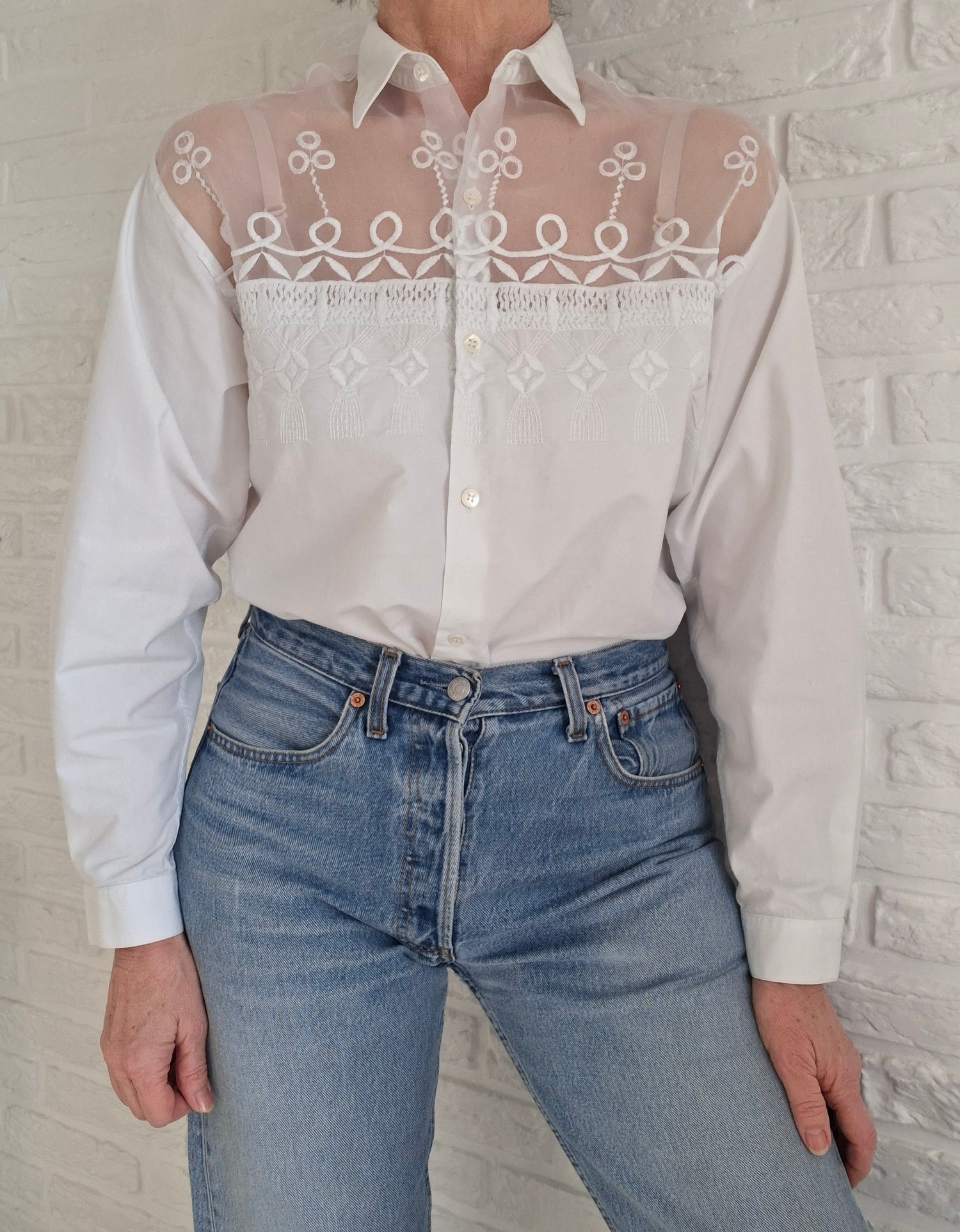 Chemise En Dentelle 90'S