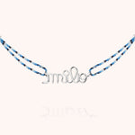 Collier Cordon Slim Knot Personnalisé porté au cou — argent sterling 925 livraison soigneuse garantie