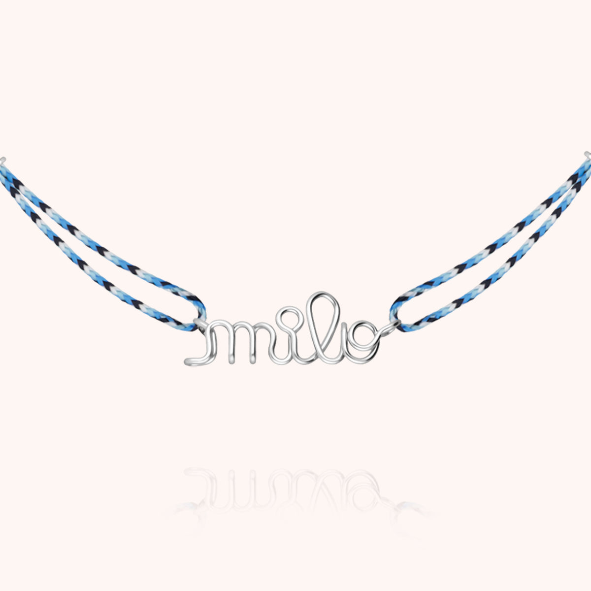 Collier Cordon Slim Knot Personnalisé porté au cou — argent sterling 925 livraison soigneuse garantie