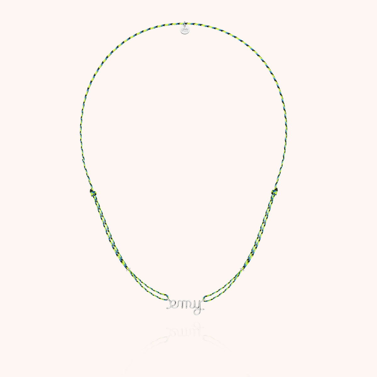Collier Cordon Slim Knot Personnalisé en argent sterling 925 — garantie à vie Atelier Paulin