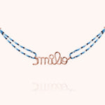 Collier Cordon Slim Knot Personnalisé personnalisable — cadeau de luxe artisanal