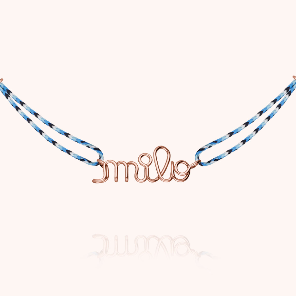 Collier Cordon Slim Knot Personnalisé personnalisable — cadeau de luxe artisanal