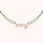 Collier Cordon Slim Knot Personnalisé — bijou artisanal collier livraison express