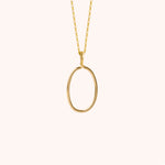 Collier Numérologie en or jaune laminé façonné main Atelier Paulin