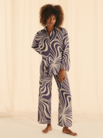 Pantalon Violet Psyche Motif