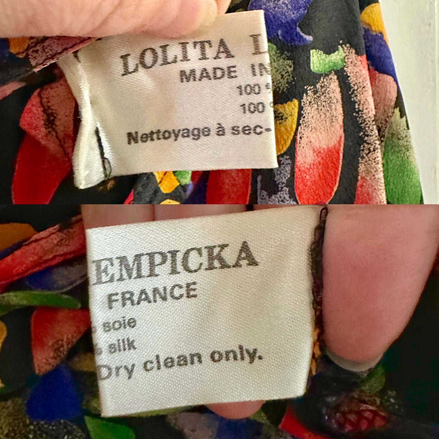 Cache-Coeur  en soie Lolita Lempicka