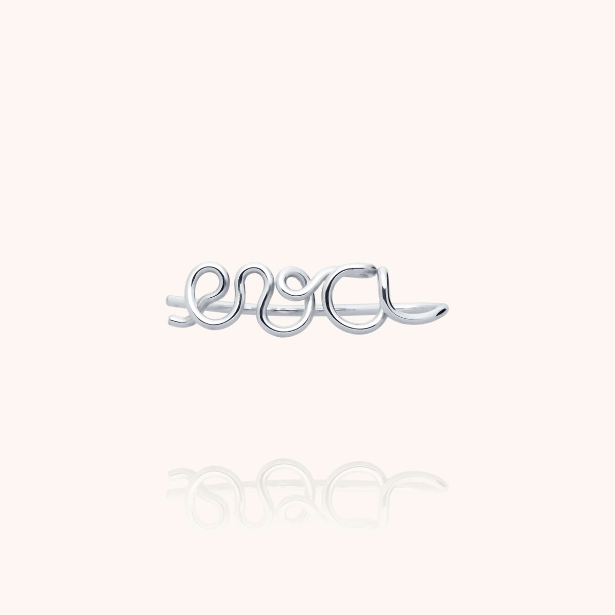 Ear Cuff Original Personnalisé en argent sterling 925 — fabriqué à la main à Paris