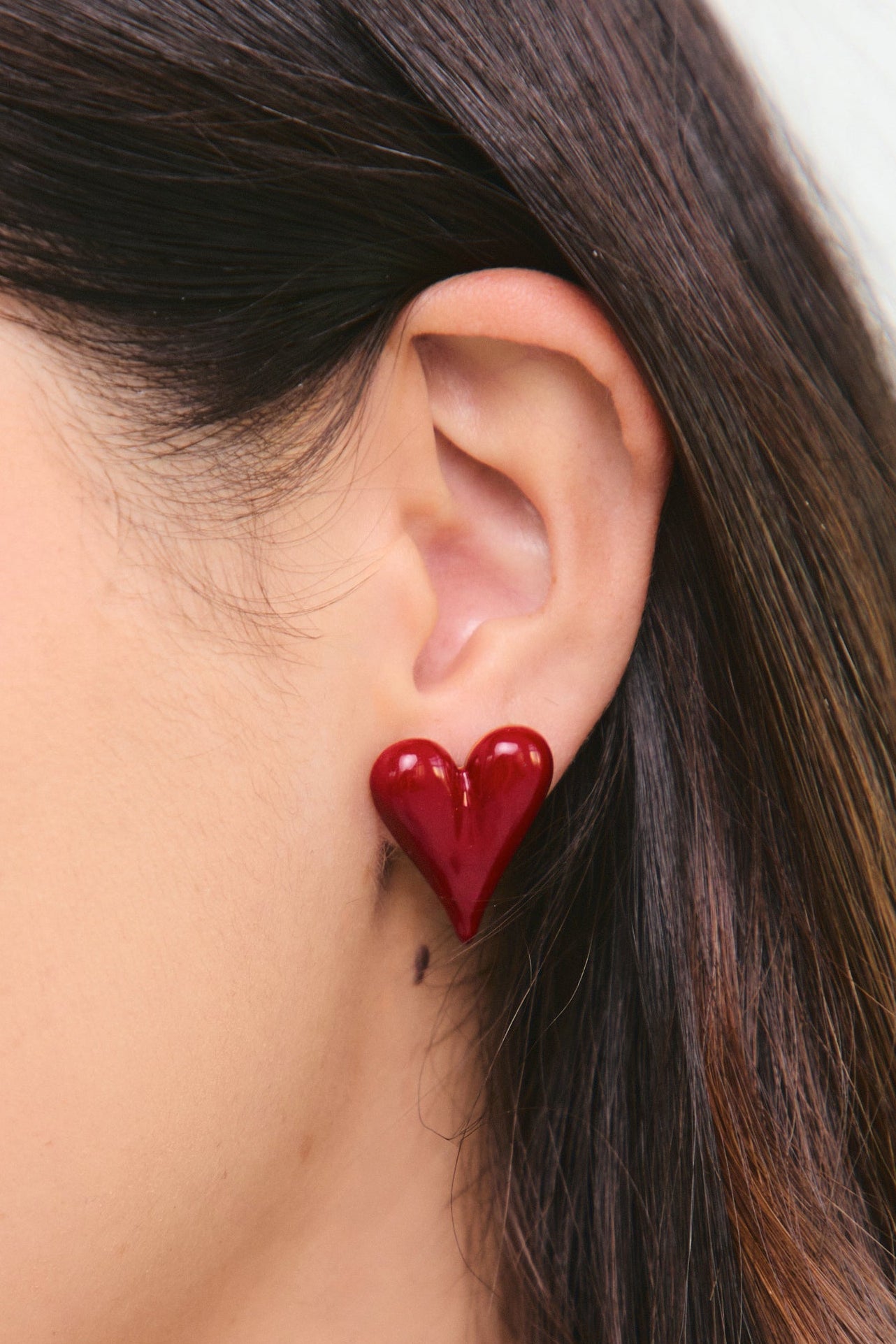 Pendientes Corazones Rojos