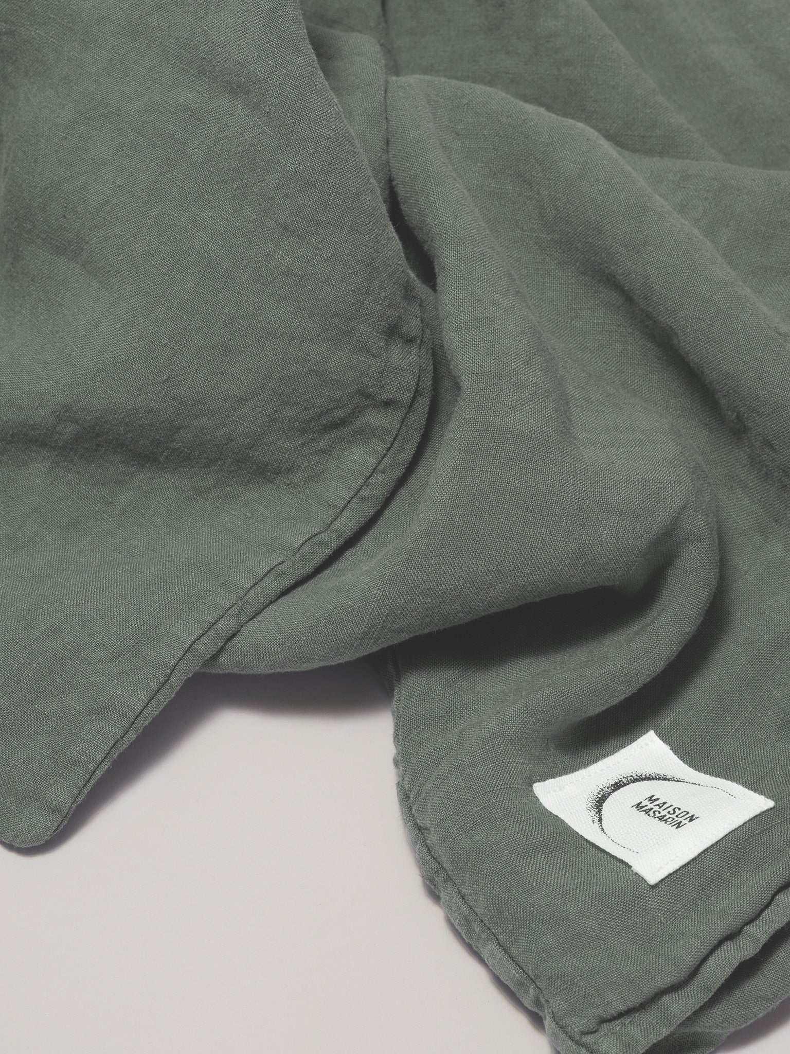 Drap housse en lin lavé 6