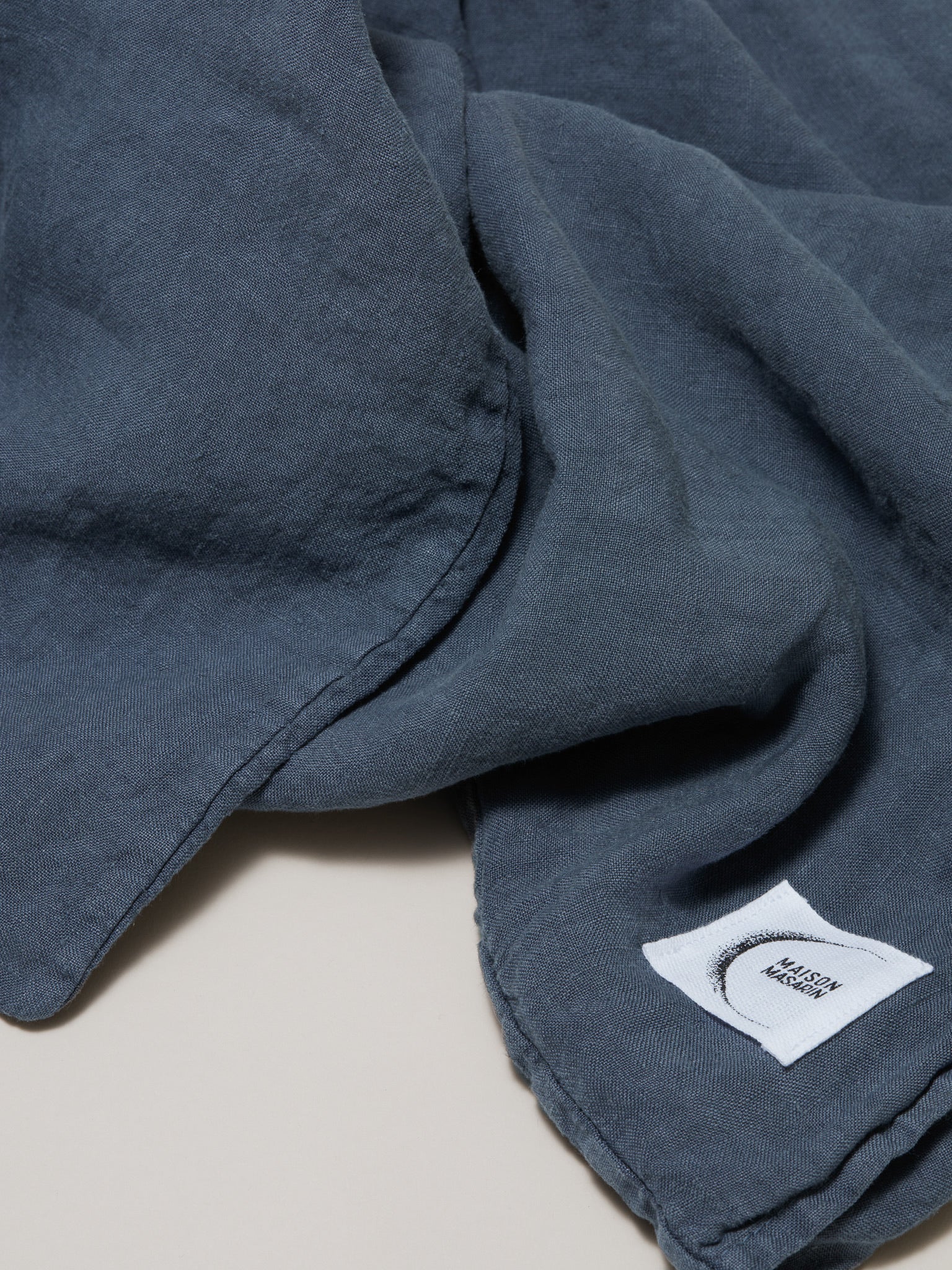 Drap housse en lin lavé 3