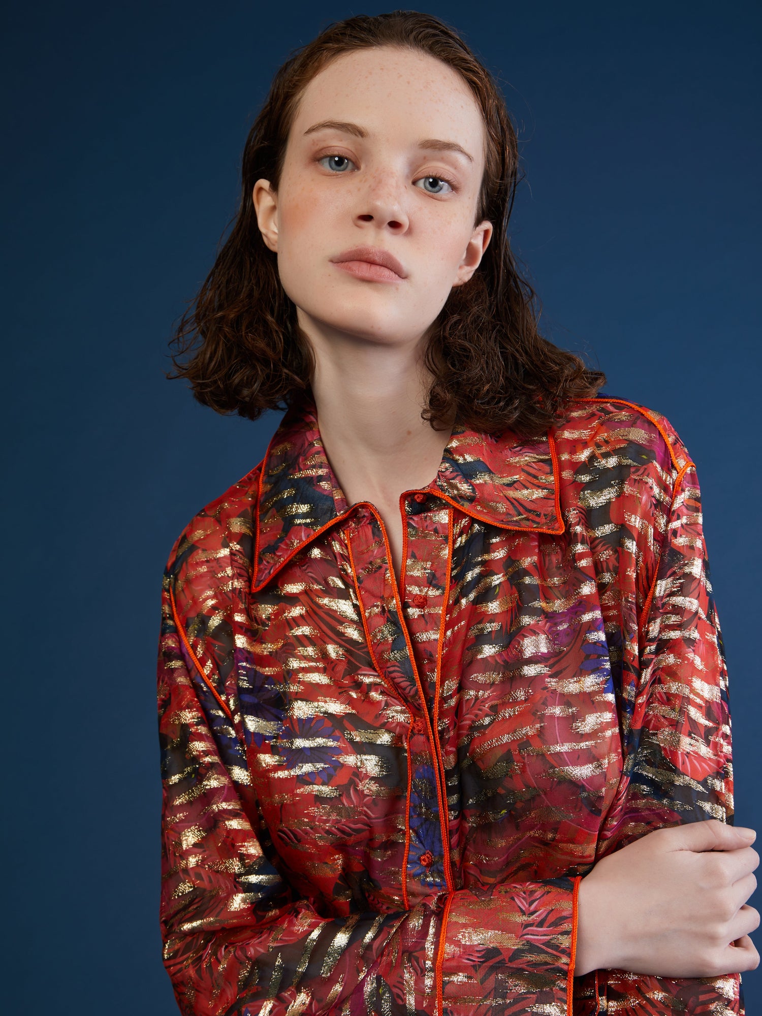 Moroccan Alma silk shirt