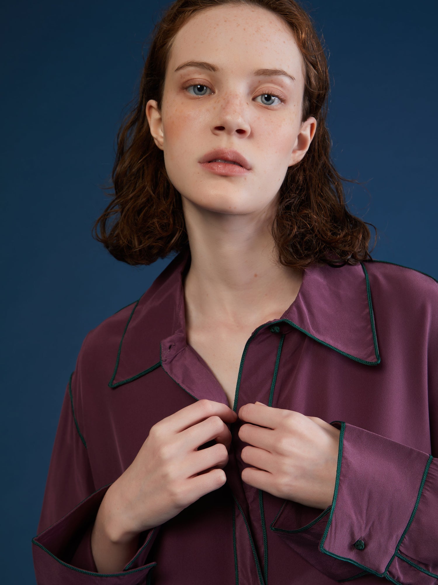 Moroccan Alma silk shirt