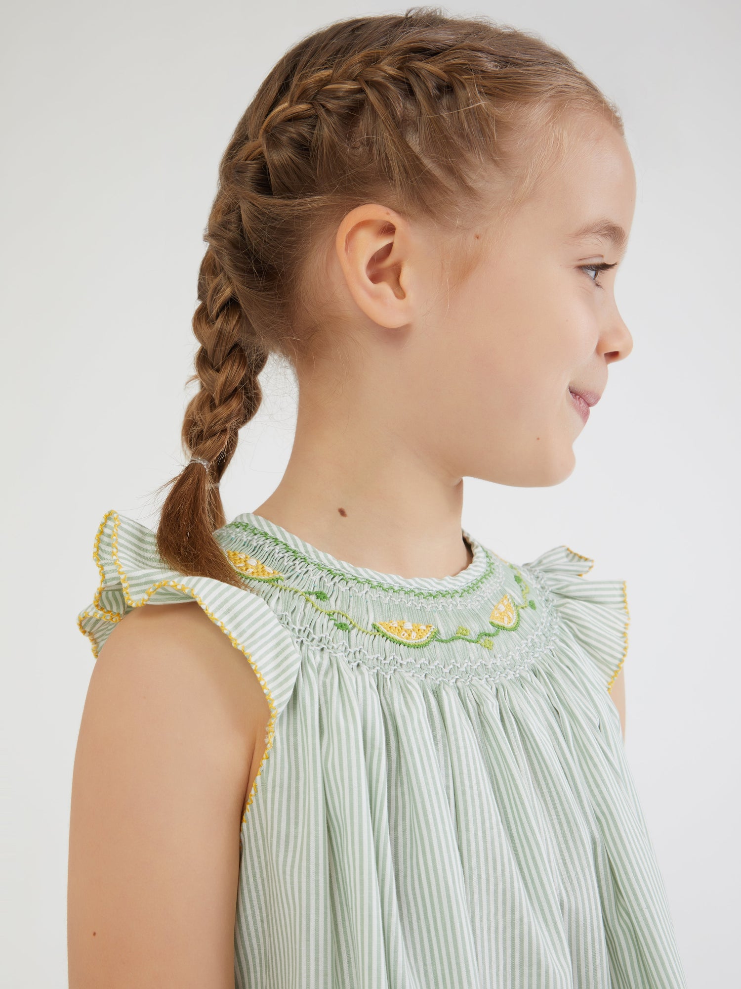 Malagasy smocked kids nightdress