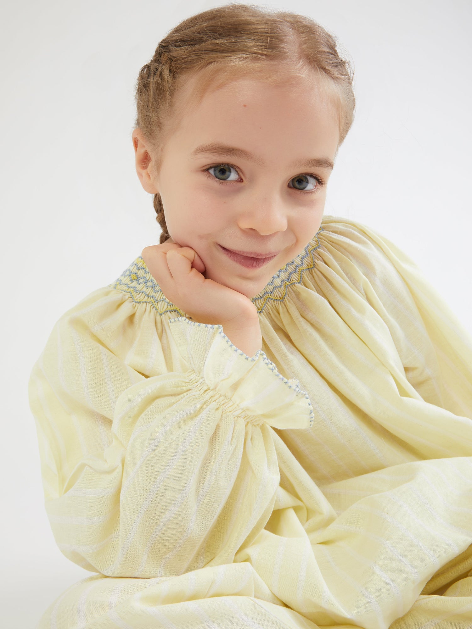 Malagasy smocked kids pajama