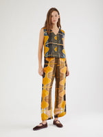 SILK TOP, HANDMADE, HANDMADE IN INDIA, MADE IN INDIA, 100% SILK, BLOCK PRINT, CLAMP PRINT, SHIBORI, ARTISANAL PRINTING, FATTO A MANO, SETA, ABITO IN SETA, SHIRT DRESS, CHEMISIER, ABITO CAMICIA, ABITO ESTIVO, SUMMER DRESS, SILK VEST, COMPLETO IN SETA, PIGIAMA IN SETA, PIGIAMA DA SERA, EVENING PAJAMA, SILK PAJAMA SET, SUMMER OUTFIT, SILK PANTS, PANTALONI IN SETA