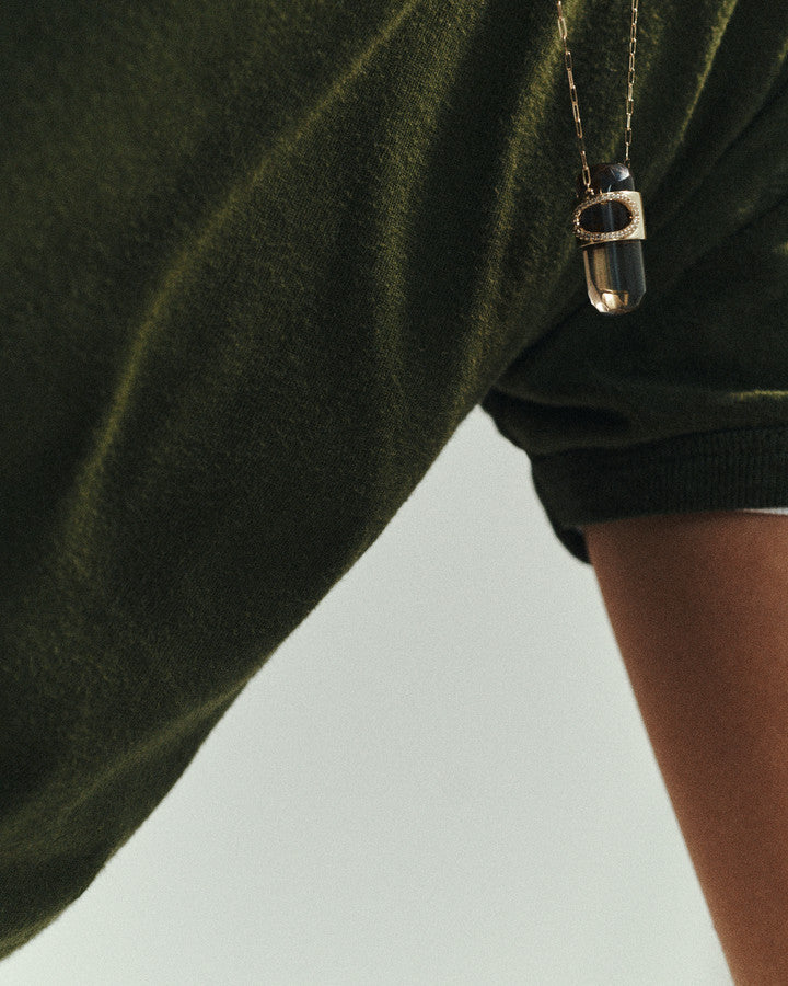 Collier Gigi N°2 quartz fumé