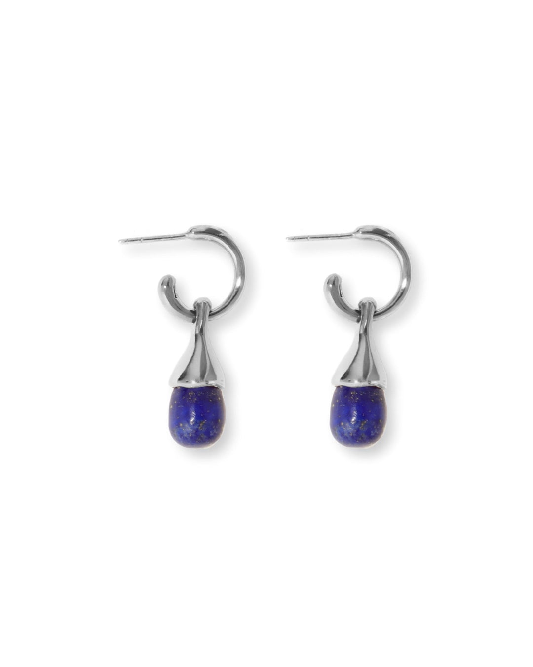 Boucles Rugia Lapis Argent