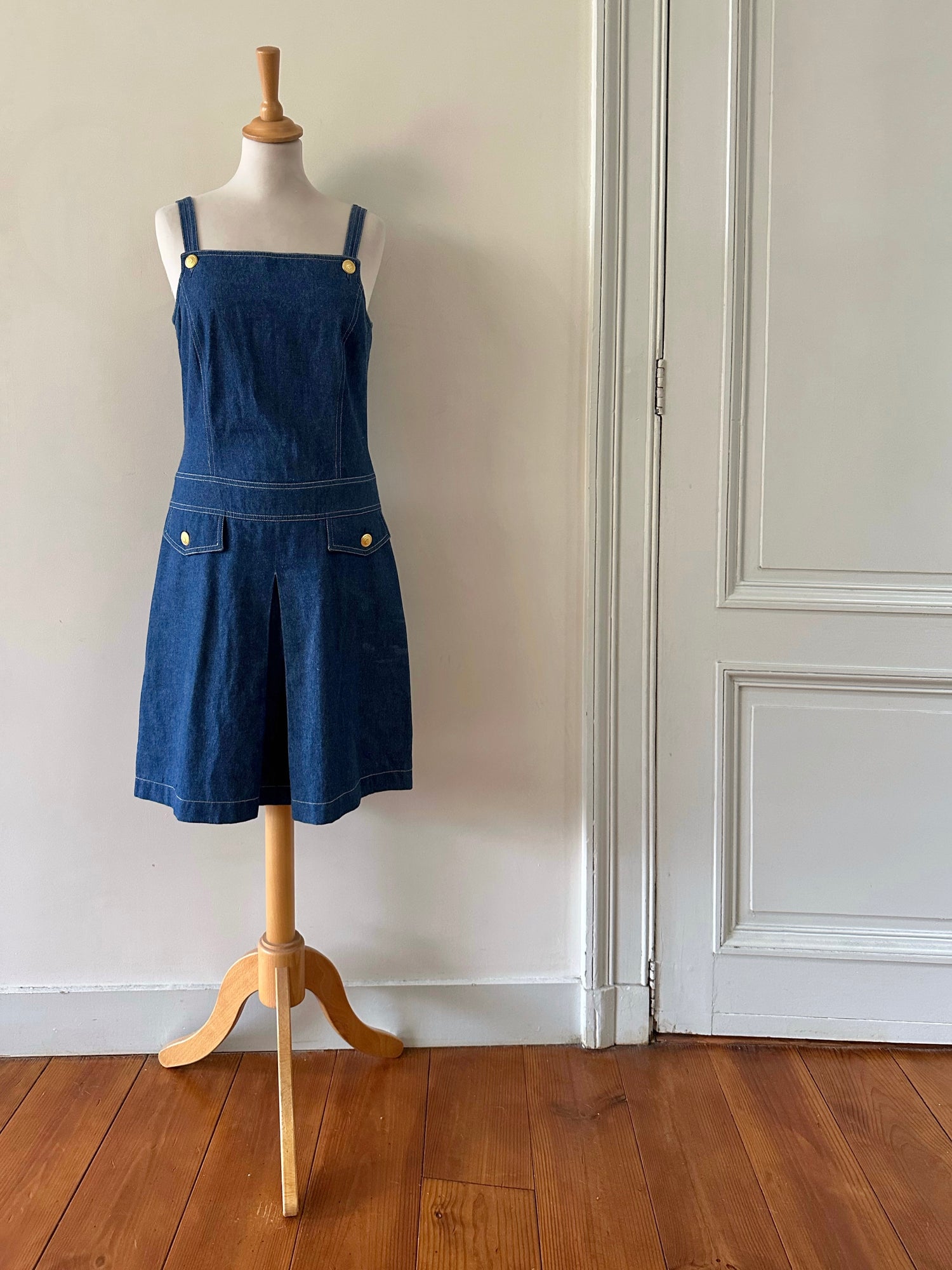 Robe Trapèze en denim