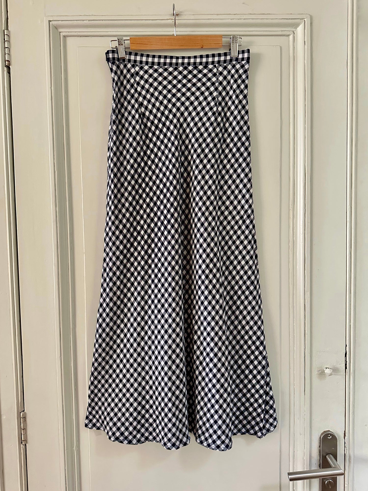 Jupe longue vichy