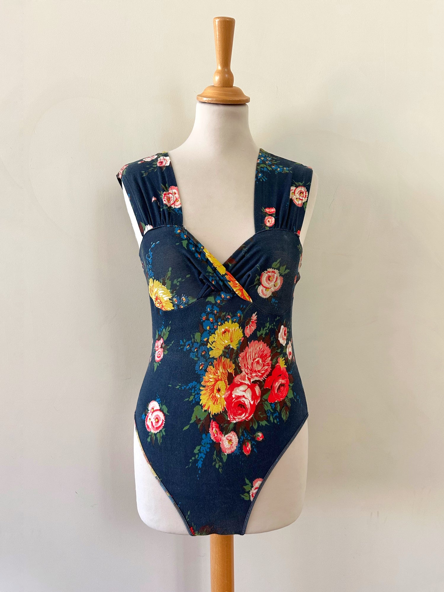 Body coton à fleurs