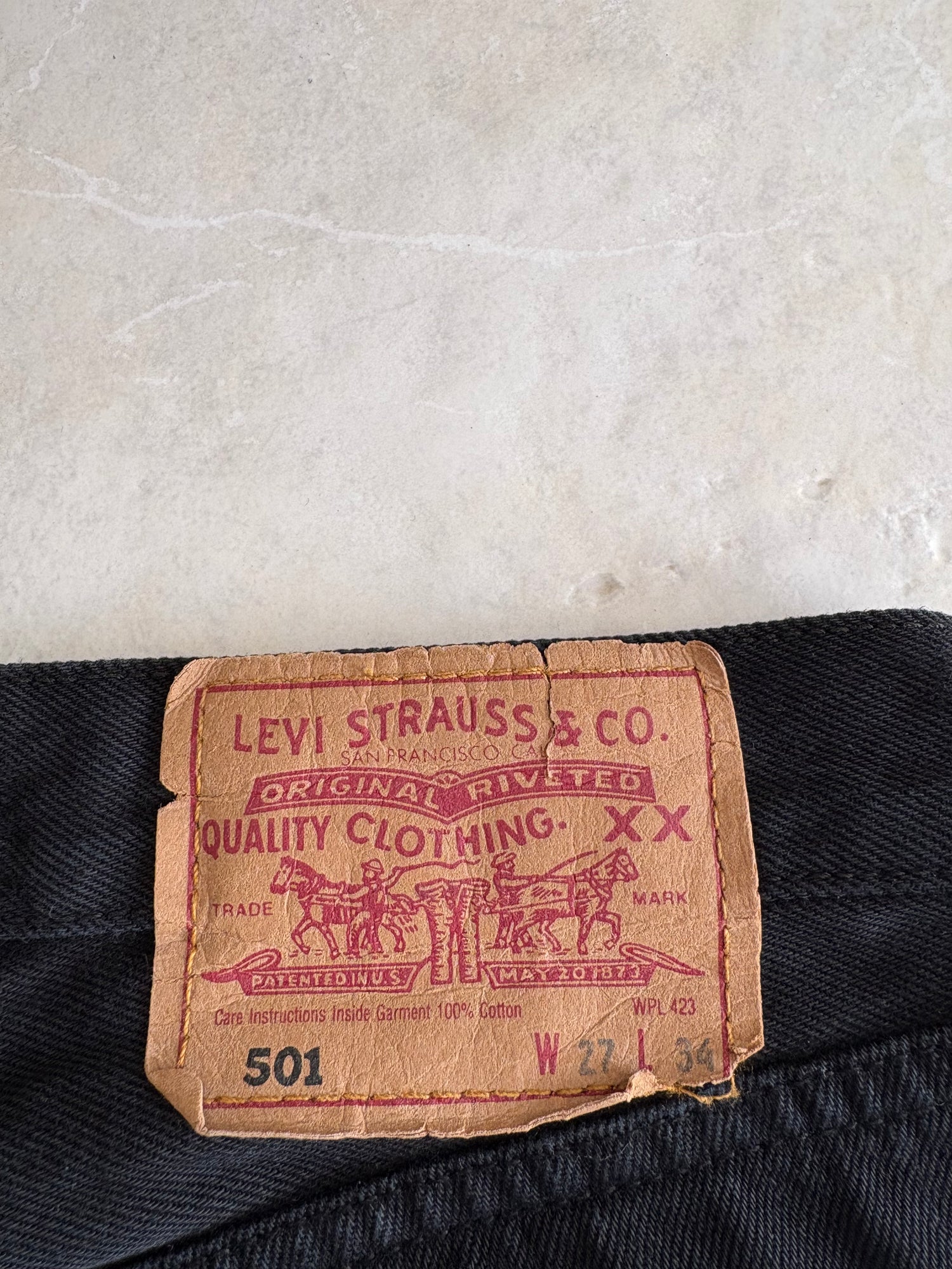 Jean Levi’s 501 W27 L34