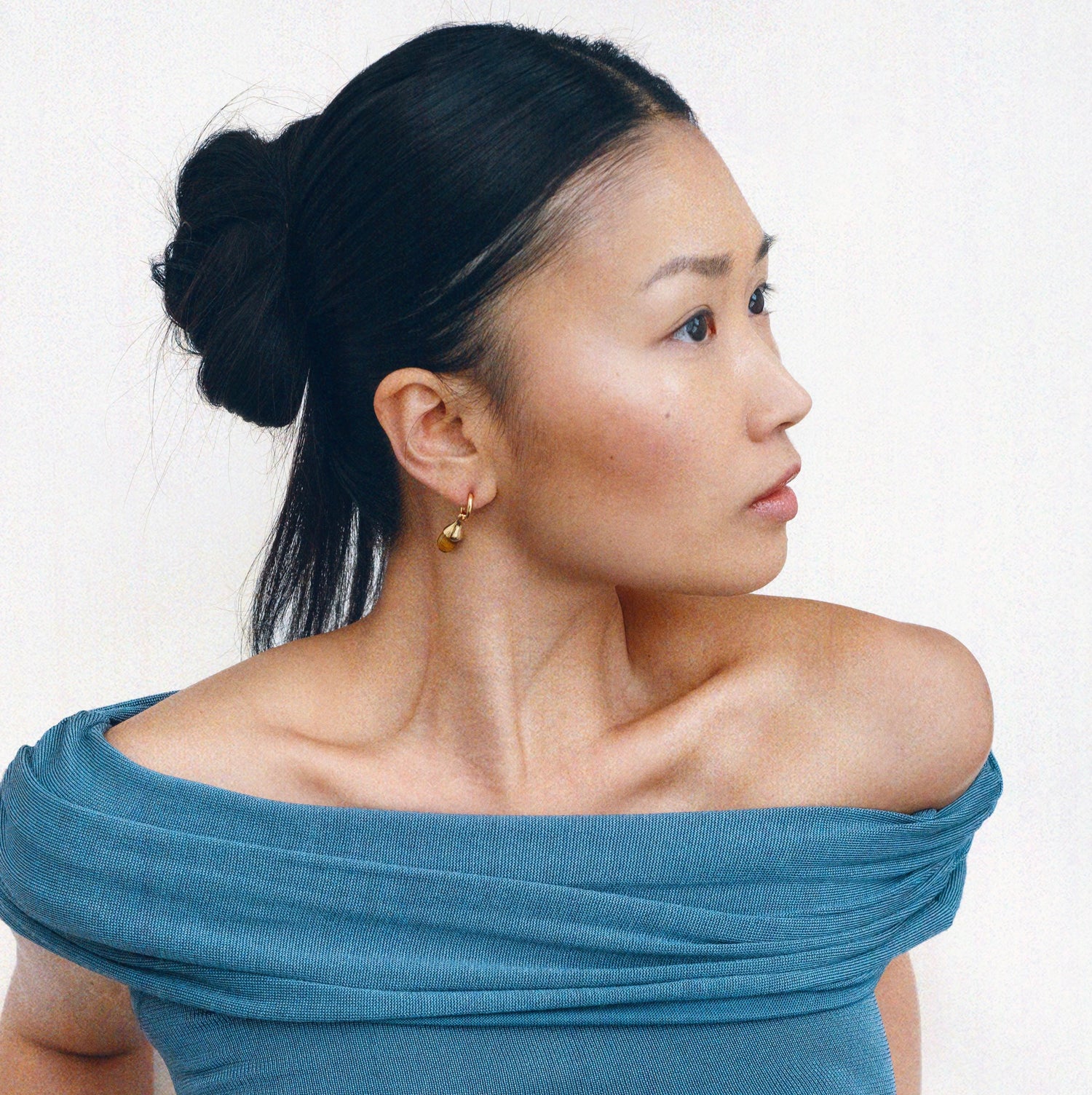 Boucles Rugia Oeil de Tigre Argent