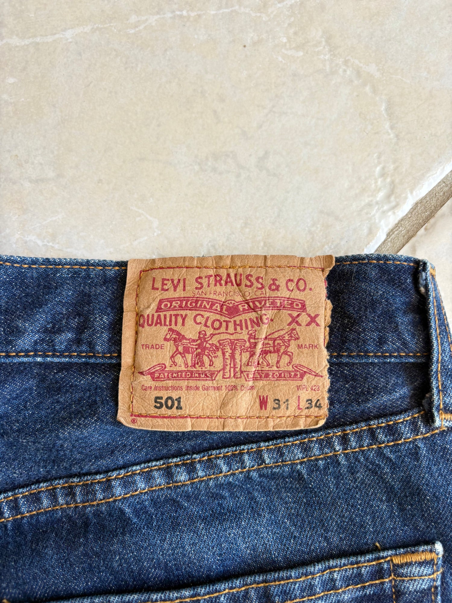 Jean Levi’s 501 W31 L34