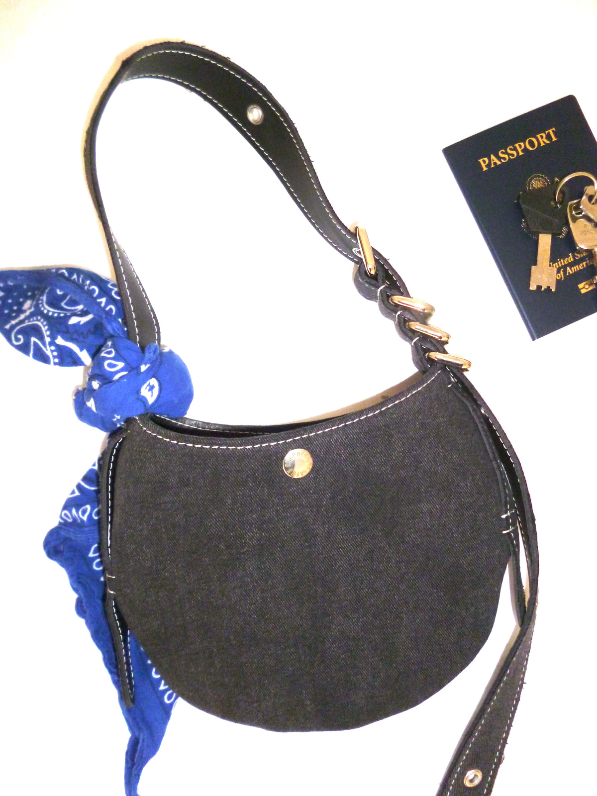Mini Sac Jeans Noir