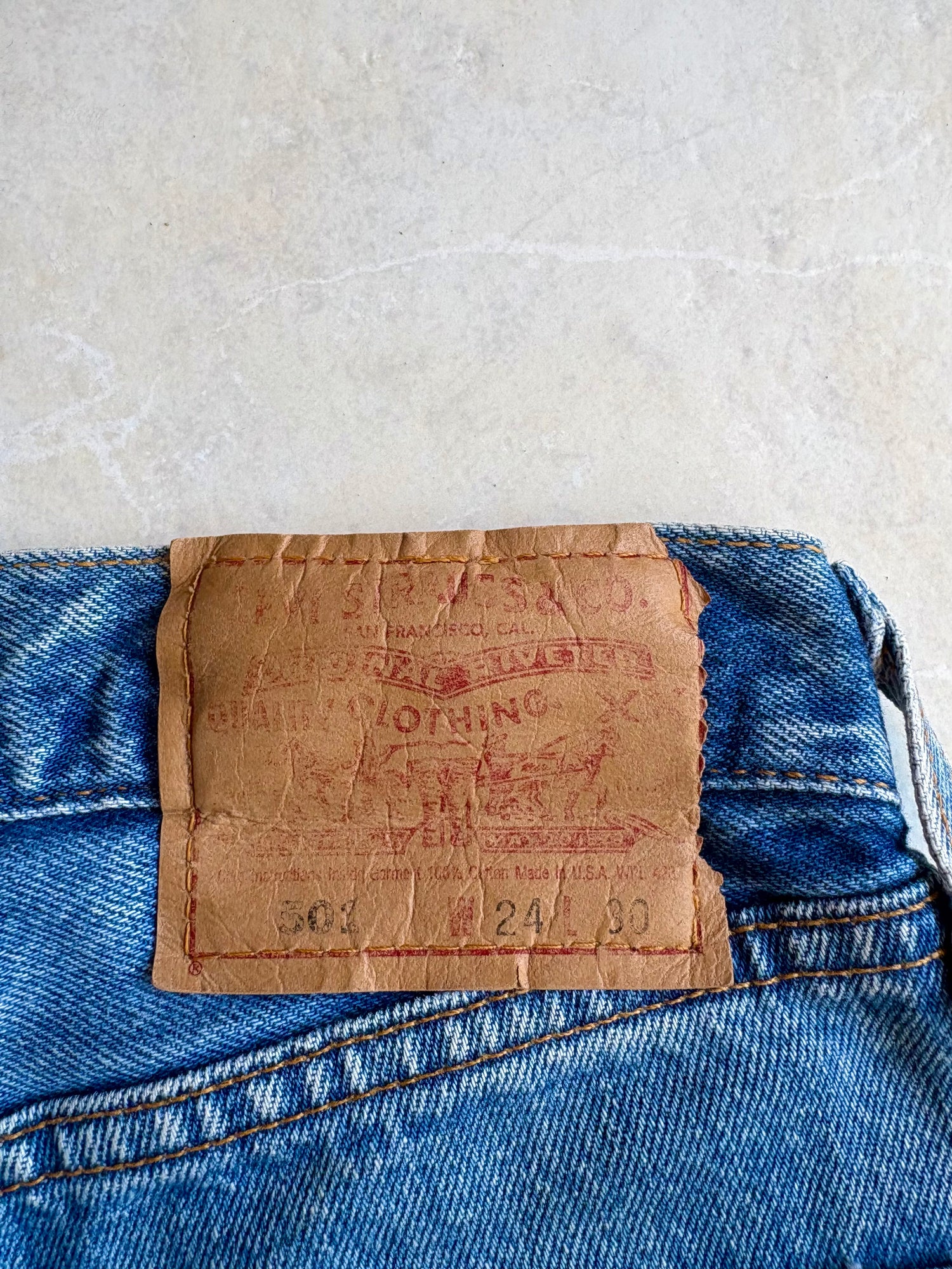 Jean Levi's 501 W24 L30 USA