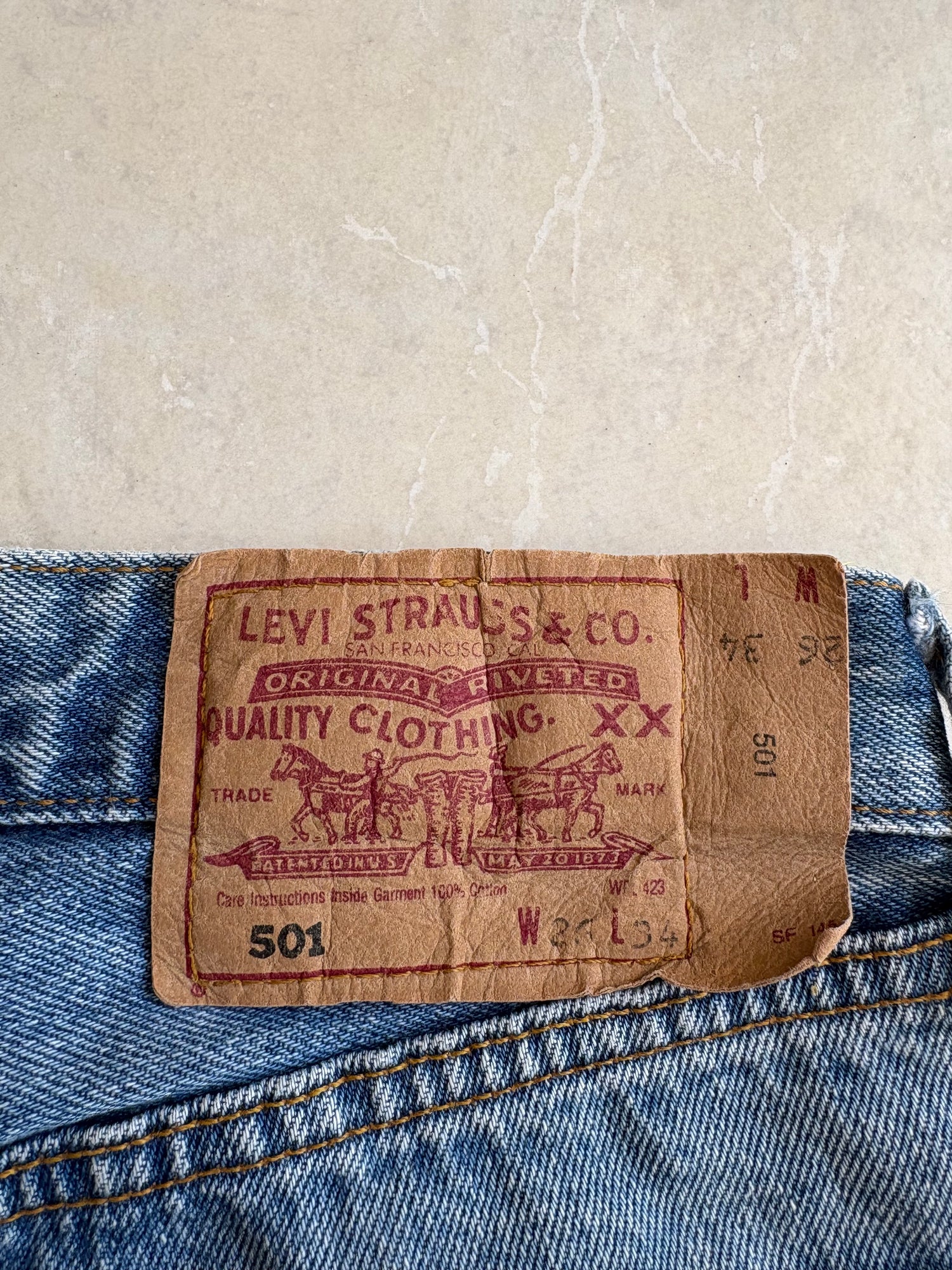 Jean Levi's 501 W26