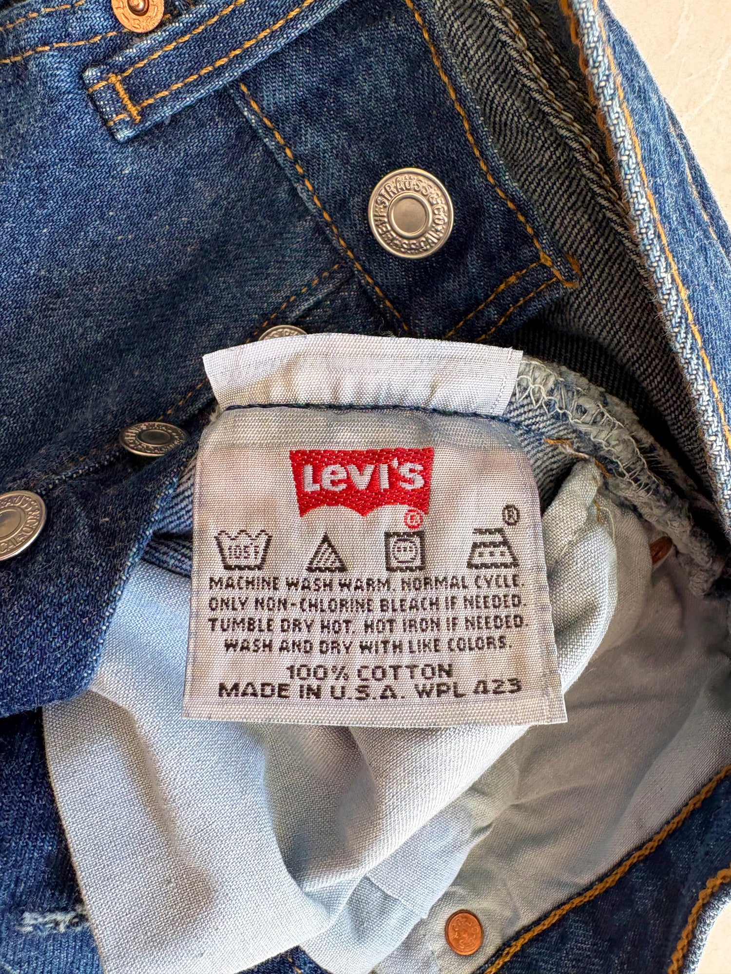 Jean Levi's 501 W27 L30 USA