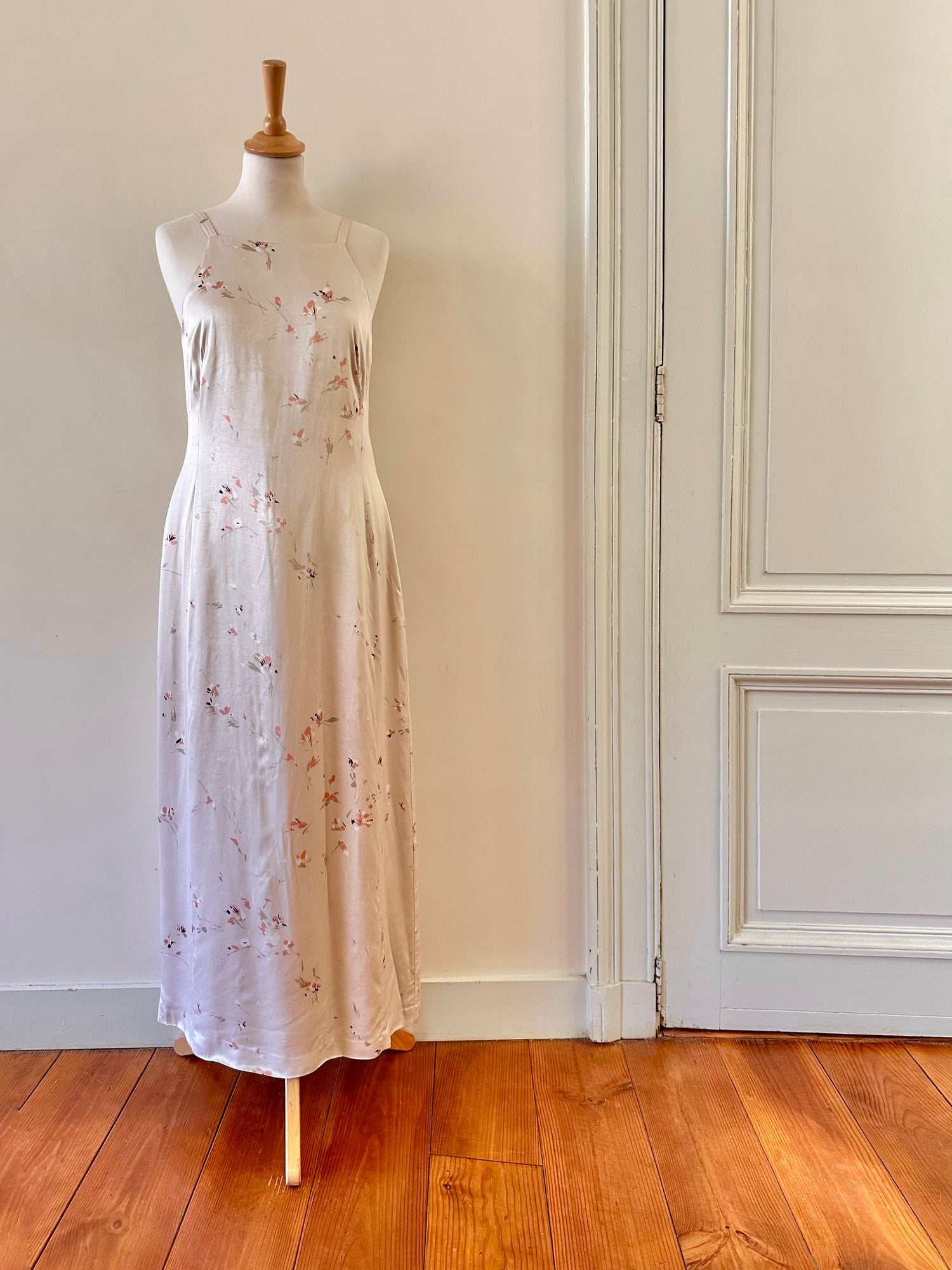 Robe nuisette en satin