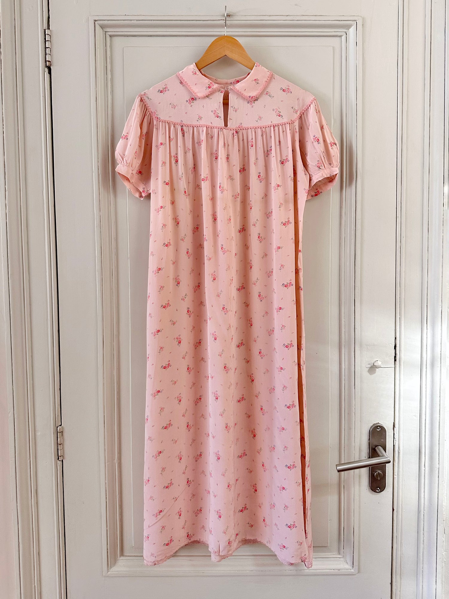 Robe nuisette en soie 60's