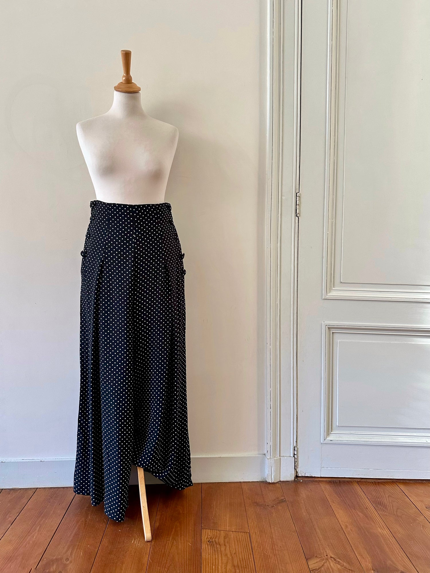 Pantalon-Jupe à pois