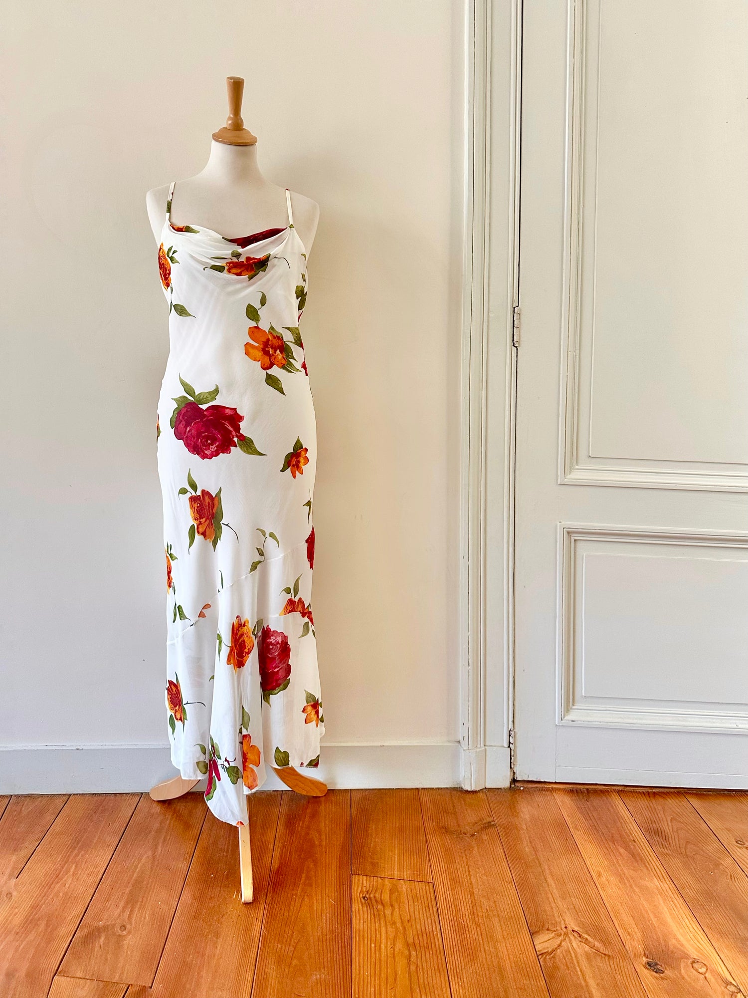 Robe nuisette à fleurs