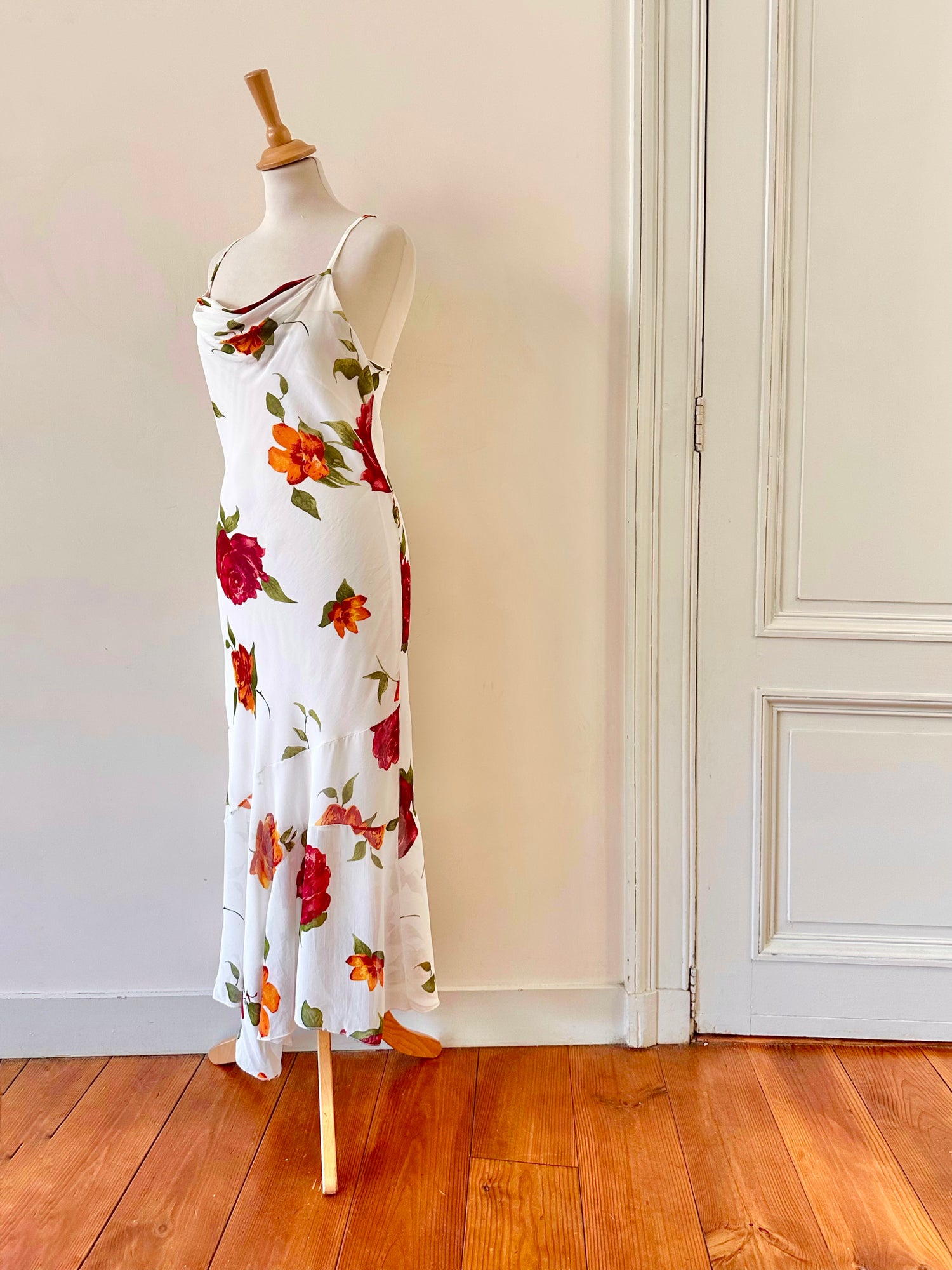 Robe nuisette à fleurs