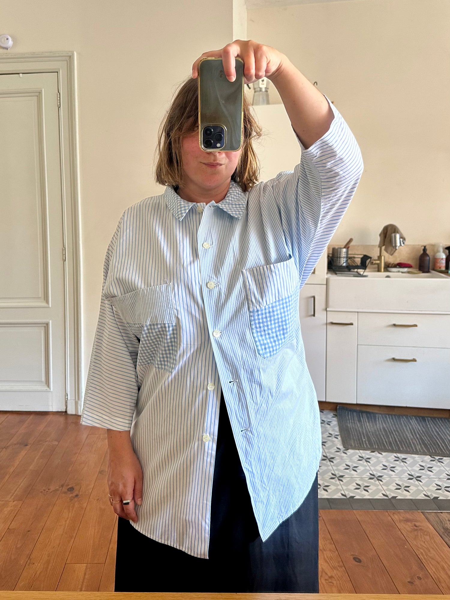 Chemise rayures et vichy