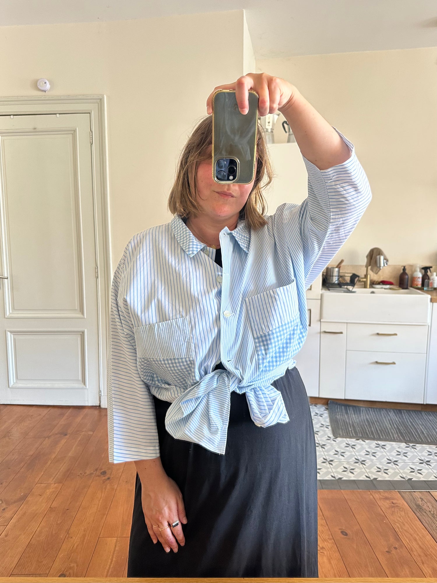 Chemise rayures et vichy