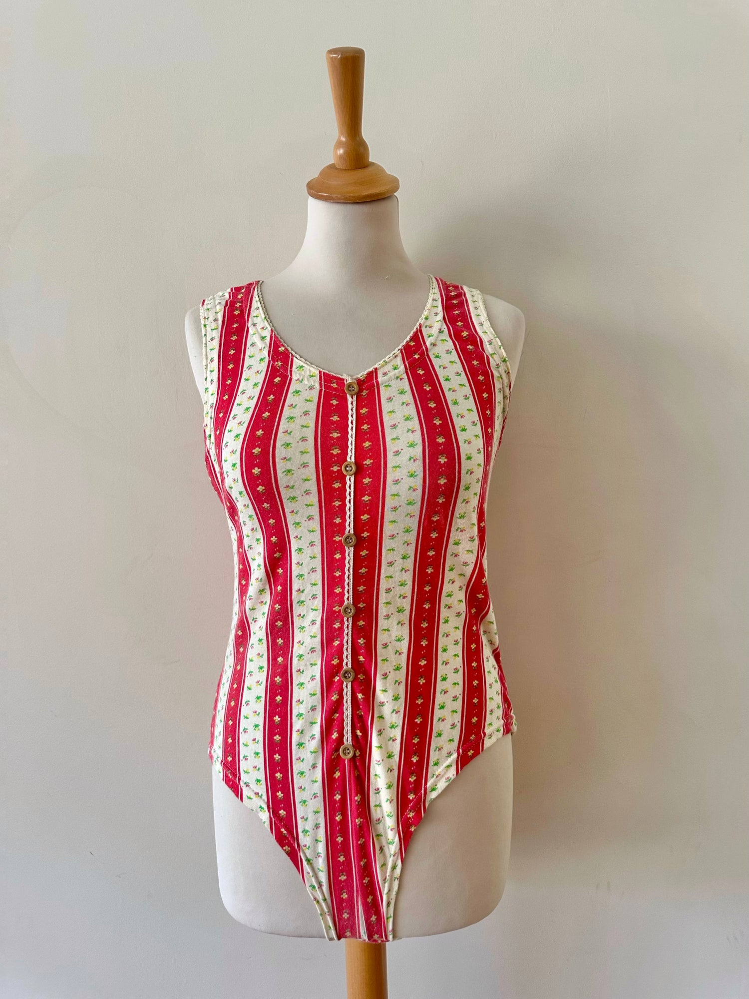 Body en coton fleuri