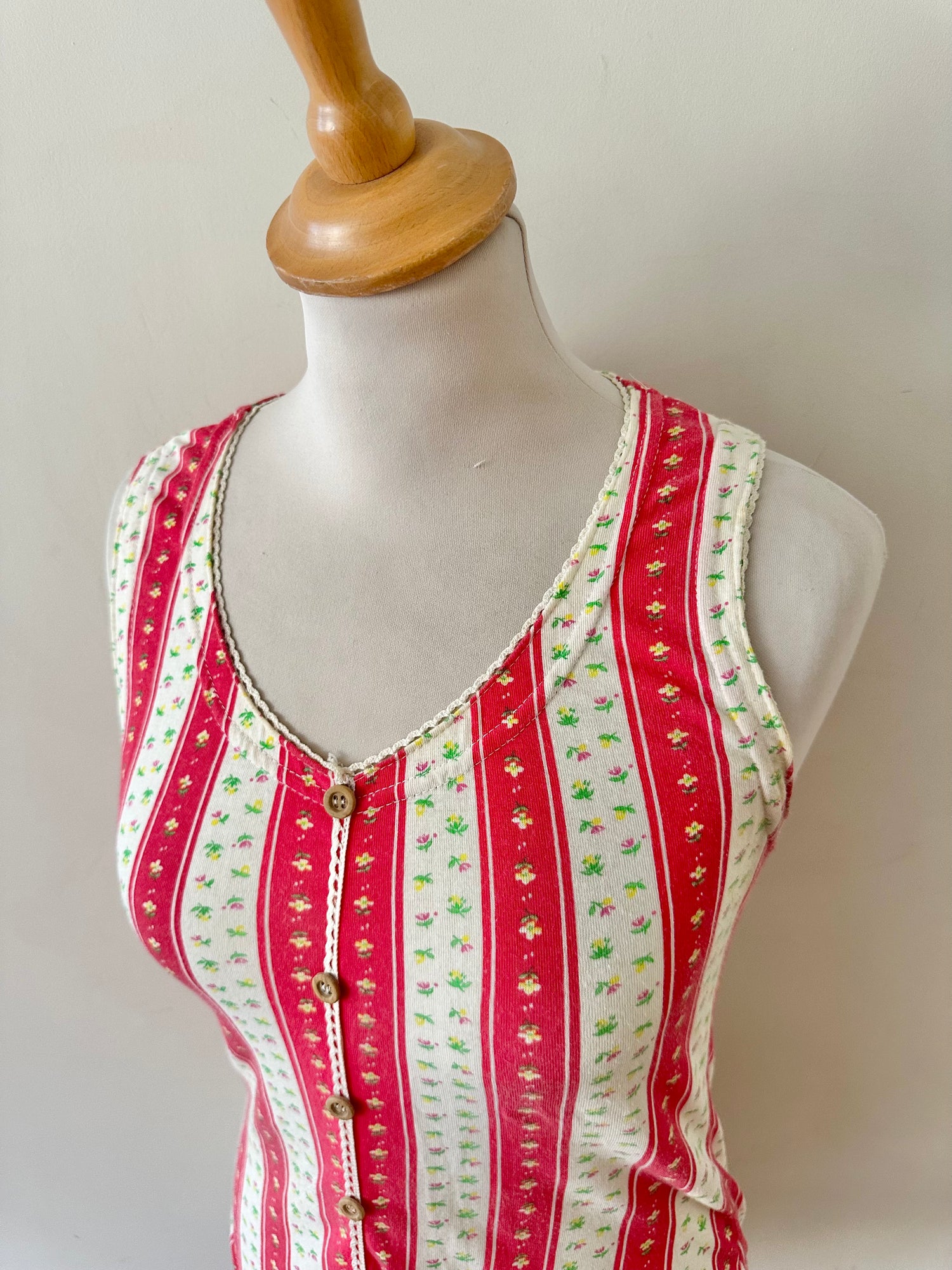 Body en coton fleuri
