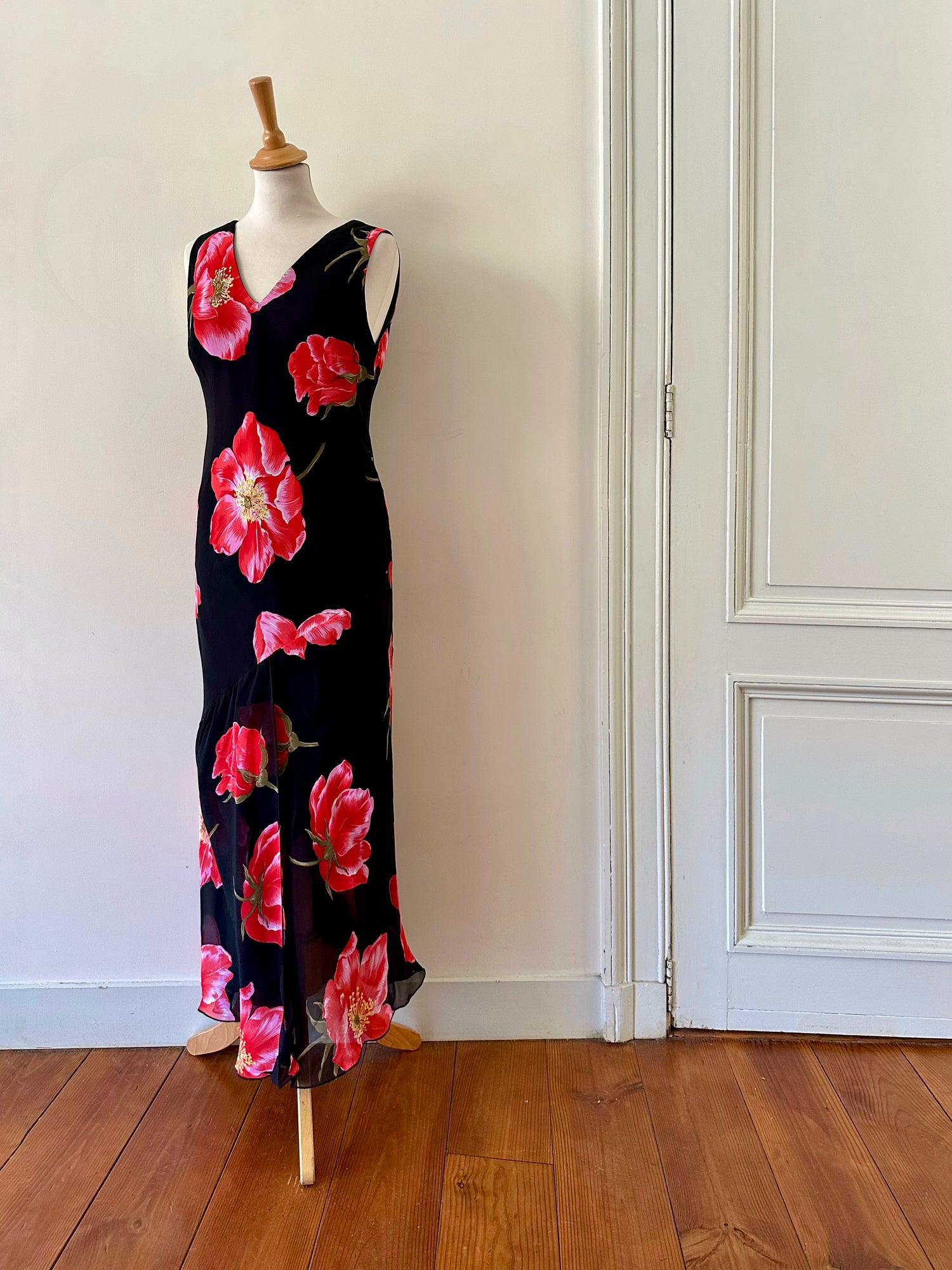 Robe nuisette à fleurs